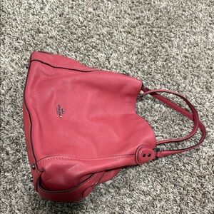 Coach Edie 31 Refined Pebble Leather Shoulder Bag